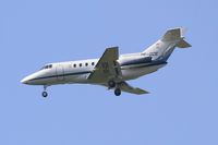 OE-GCE @ LFPG - Raytheon Hawker 800XP, Short approach rwy 27R, Roissy Charles De Gaulle Airport (LFPG-CDG) - by Yves-Q