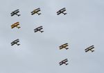 G-ANKZ @ EGTH - 45. G-ANKZ in very good company at 'A Gathering of Moths,' Old Warden Aerodrome, Beds, July 2016.