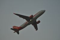 G-EZPJ @ EGKK - Departing Gatwick at dawn