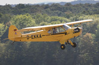 D-EKKA @ EDST - Departing the 2016 Hahnweide Oldtimer Fliegertreffen - by alanh
