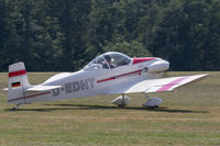 D-EDHT @ EDST - Arriving at the 2016 Hahnweide Oldtimer Fliegertreffen