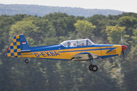D-EXBA @ EDST - Departing the 2016 Hahnweide Oldtimer Fliegertreffen - by alanh