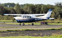 N210SH @ EGFH - Visiting Pressurised Centurian with the Silver Eagle conversion (450 SHP Rolls-Royce turboprop engine). - by Roger Winser