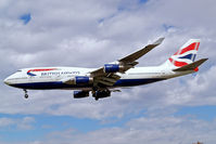 G-BNLA @ EGLL - Boeing 747-436 [23908] (British Airways) Heathrow~G 01/09/2006. On approach 27L.