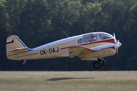 OK-DAJ @ EDST - Departing the 2016 Hahnweide Oldtimer Fliegertreffen - by alanh