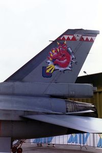 FA-67 @ EBBL - F-16A.SPECIAL PAINT 23 SQN.PAPER DEVIL. - by Robert Roggeman