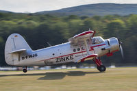 D-FWJG @ EDST - Take-off at the 2016 Hahnweide Oldtimer Fliegertreffen - by alanh