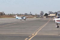 CF-HGQ @ SZP - 1984 Cessna 172M, Lycoming O-320-E2D 150 Hp, taxi off the active to the Fuel Dock - by Doug Robertson