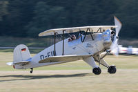D-EIII @ EDST - Arriving at the 2016 Hahnweide Oldtimer Fliegertreffen