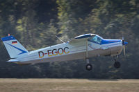 D-EGOC @ EDST - Departing the 2016 Hahnweide Oldtimer Fliegertreffen - by alanh