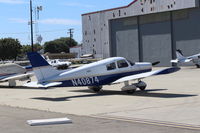 N40874 @ CMA - 1973 Piper PA-28-140 CRUISER, Lycoming O-320-E2A 150 Hp, 140 CRUISER has factory rear seat. - by Doug Robertson