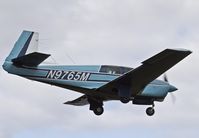 N9765M @ S50 - Mooney M20C on final at S50 - by Eric Olsen