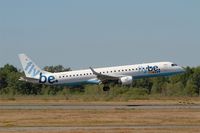 G-FBEF @ LFBD - Embraer ERJ-195LR, On final rwy 05, Bordeaux Mérignac airport (LFBD-BOD) - by Yves-Q