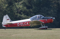 D-ELCA @ EDST - Rolling out on arrival at the 2016 Hahnweide Oldtimer Fliegertreffen