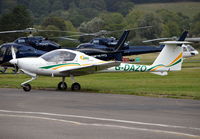 G-DAZO @ EGKR - Diamond DA-20A-1-100 Katana at Redhill. Ex F-GNJJ - by moxy