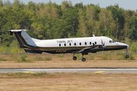 F-GLNK @ LFBD - Beech 1900D, Landing rwy 05, Bordeaux Mérignac airport (LFBD-BOD) - by Yves-Q