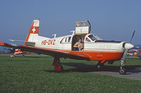 HB-DVZ @ LSPV - Preparing for an evening flight HB-registered from 1971-04-01 until 2019-09-02. Scanned from a slide - by sparrow9