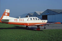 HB-DVZ @ LSPV - A sunny autumn evening. HB-registered from 1971-04-01 until 2019-09-02.Scanned from a slide. - by sparrow9