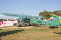 D-EKLU @ EDST - On the flightline at the 2016 Hahnweide Oldtimer Fliegertreffen - by alanh