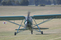 D-EKLU @ EDST - Taxying in at the 2016 Hahnweide Oldtimer Fliegertreffen - by alanh