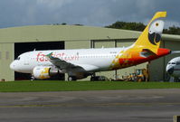 5H-FJG @ EGBP - 5H-FJG of Fastjet stored at Kemble 30.9.16 - by GTF4J2M