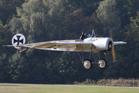 D-MWCJ @ EDST - Arriving at the 2016 Hahnweide Oldtimer Fliegertreffen - by alanh