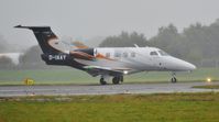 D-IAAY @ EGHH - Early morning arrival through the mist and drizzle - by John Coates