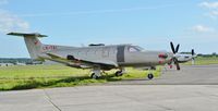 LX-TAI @ EGHH - At Pilatus Centre - by John Coates