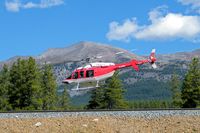 C-FALM - Taking off from Lake Louise BC on 15 Sept 2016 - by Bernie Joyce