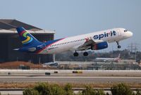 N616NK @ LAX - Spirit - by Florida Metal
