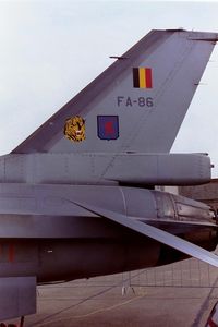 FA-86 @ EBBL - F-16A.31 SQN. - by Robert Roggeman