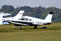 G-CBVU @ EGTK - Piper PA-28R-200 Cherokee Arrow [28-7135007] Oxford-Kidlington~G 01/10/2011 - by Ray Barber