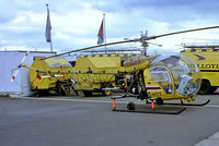 D-HITT @ EDBK - Bell 47G-4A [7746] Bonn-Hangelar~D 02/05/1983. From a slide. - by Ray Barber