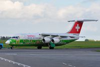 HB-IYS @ EGSH - Towed for engine test. - by keithnewsome