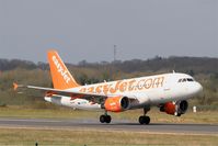 G-EZAV @ LFRB - Airbus A319-111, Landing rwy 07R, Brest-Bretagne Airport (LFRB-BES) - by Yves-Q