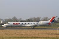 F-GRGL @ LFRB - Embraer EMB-145EU, Taxiing to holding point rwy 07R, Brest-Bretagne Airport (LFRB-BES) - by Yves-Q