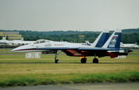 598 WHITE @ EGLF - Taxying for take off at the 1998 Farnborough International Air Show. - by kenvidkid