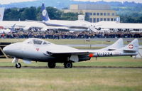 G-DHAV @ EGLF - Taxying for take off at the 1998 Farnborough International Air Show. - by kenvidkid