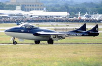 G-DHWW @ EGLF - Taxying for take off at the 1998 Farnborough International Air Show. - by kenvidkid