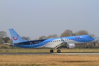 OO-JEM @ LFRB - Embraer ERJ-190-100STD, Landing rwy 07R, Brest-Bretagne Airport (LFRB-BES) - by Yves-Q