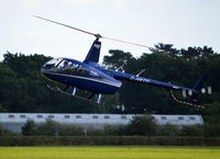 G-HKCC @ EGLD - Robinson R66 at Denham. Ex N664VA - by moxy