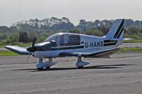 G-HANS @ EGFH - Dauphen, The Cotswolds Aero Club ltd Staverton Gloucestershire based, seen taxxing in after landing on runway 10.