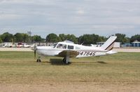 N47945 @ KOSH - Piper PA-28R-201 - by Mark Pasqualino