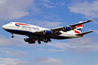 G-CIVD @ EGLL - Boeing 747-436 [27349] (British Airways) Heathrow~G 01/09/2006. On finals 27L.