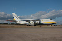 UR-82009 @ LFMI - at Istre - by B777juju