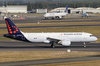 OO-TCQ @ EBBR - Take off rwy 07R.