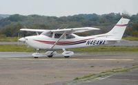 N464MA @ EGFH - Resident Skylane (dual based Swansea and Cardiff). - by Roger Winser