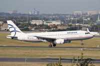 SX-DVW @ EBBR - Landing on rwy 01. - by Raymond De Clercq