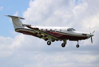 N724HS @ ORL - PC-12 - by Florida Metal