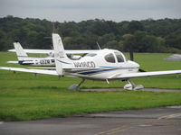 N916CD @ EGKR - at redhill - by magnaman